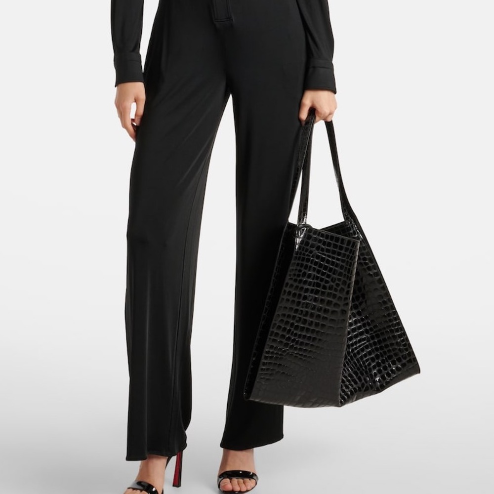 CHRISTIAN LOUBOUTIN Le 54 croc-effect leather shoulder bag